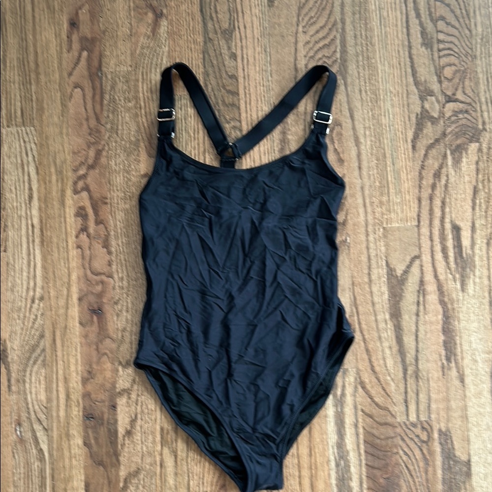 Diane von Furstenberg Black One-Piece Swimsuit